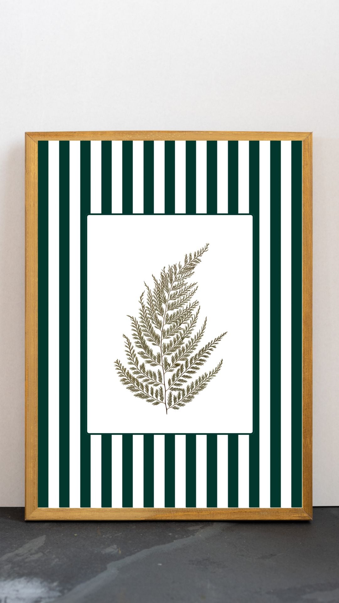 Garden Lines / Green Fern I