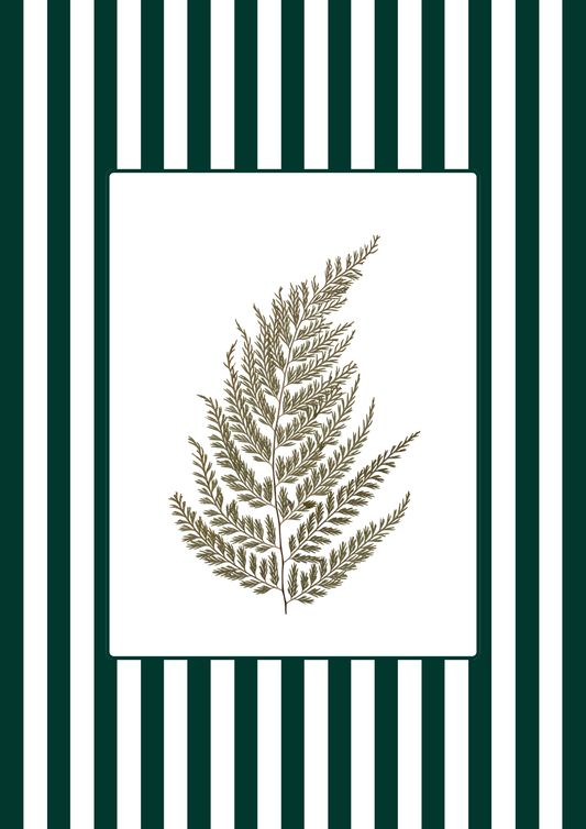 Garden Lines / Green Fern I