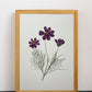 Cuadro Cosmos púrpura I